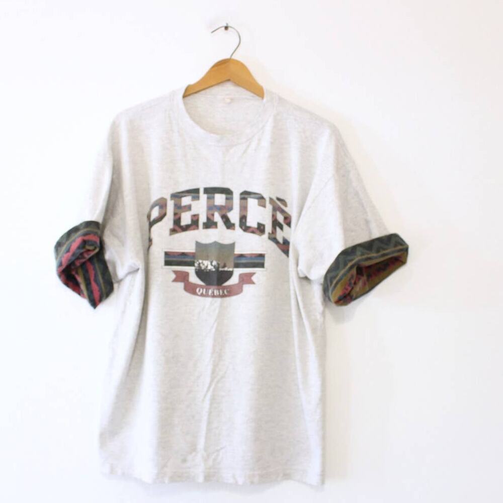 Vintage Perce Quebec Canada T Shirt XL